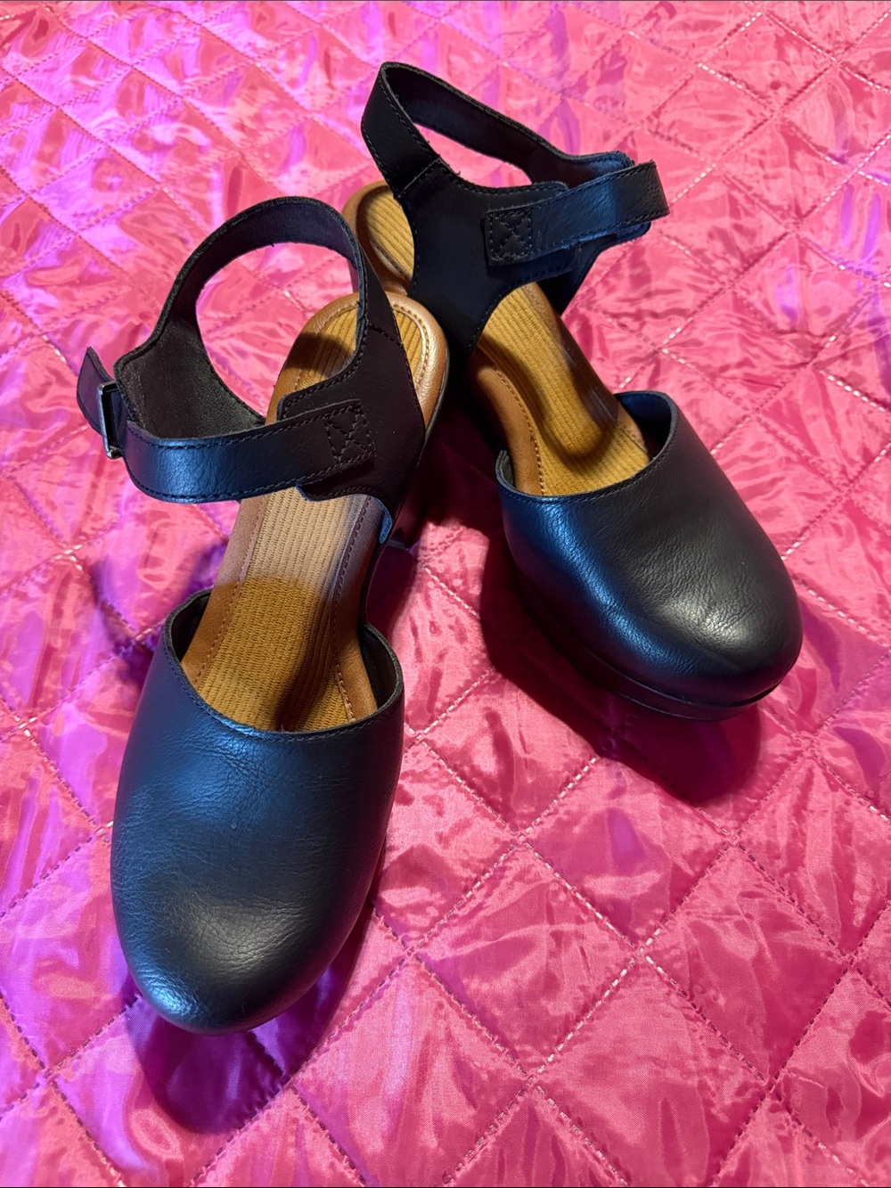 BOC Women's Natasha Mary Jane Clog Black Size 10